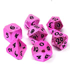 Gamers Guild AZ Die Hard Die Hard Dice - 7 piece Set - Rosefire Fury Die Hard