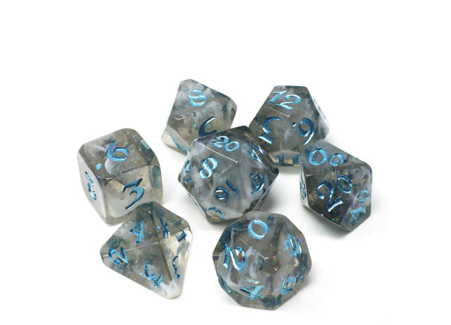 Gamers Guild AZ Die Hard Die Hard Dice - 7 piece Set - Winter Court Die Hard