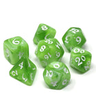 Gamers Guild AZ Die Hard Die Hard Dice: Elessia 7pc RPG Set - Verdant Vista Discontinue