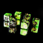 Gamers Guild AZ Die Hard Die Hard Dice: MtG Spindown Counters - Negative 6pc Counter Set - Green Black Die Hard