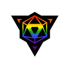 Gamers Guild AZ Die Hard Die Hard Dice Pride Sticker - Rainbow Die Hard