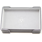 Gamers Guild AZ Die Hard Die Hard Dice Tray: Magnetic Rectangle Tray - Gray Velvet Die Hard