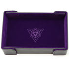 Gamers Guild AZ Die Hard Die Hard Dice Tray: Magnetic Rectangle Tray - Purple Velvet Die Hard