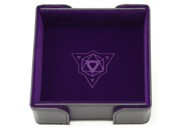 Gamers Guild AZ Die Hard Die Hard Dice Tray square w/Purple Velvet Die Hard