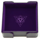 Gamers Guild AZ Die Hard Die Hard Dice Tray square w/ Purple Velvet Die Hard