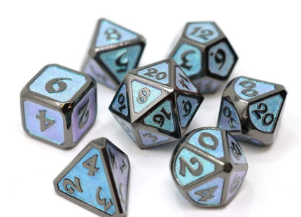 Gamers Guild AZ Die Hard Die Hard Metal Dice - 7-piece Set - Dreamscape Winters Embrace Die Hard