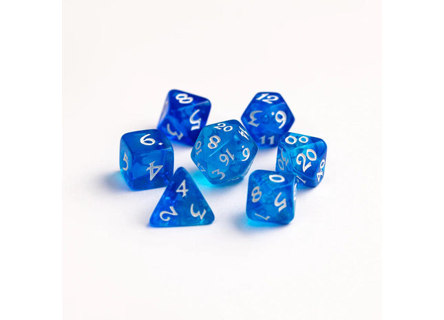 Gamers Guild AZ Die Hard Die Hard Metal Dice - 7 piece Set - Elessia Cosmos Astra Die Hard