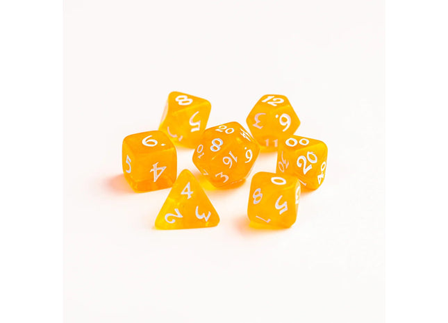 Gamers Guild AZ Die Hard Die Hard Metal Dice - 7 piece Set - Elessia Cosmos Solaris Die Hard