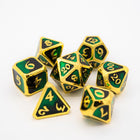 Gamers Guild AZ Die Hard Die Hard Metal Dice - 7-piece Set - Mythica Dark Arts Contagion - Black Friday Discontinue