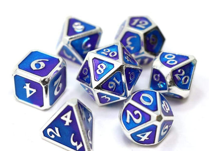 Gamers Guild AZ Die Hard Die Hard Metal Dice - 7 piece Set - Spellbinder Nightfall - Black Friday Discontinue