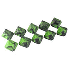 Gamers Guild AZ Die Hard DOTS Braille Acrylic Dice: Cursed Acid D10 (Set of 10) (Pre-Order) ACD Distribution