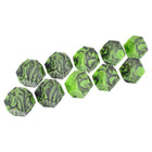 Gamers Guild AZ Die Hard DOTS Braille Acrylic Dice: Cursed Acid D12 (Set of 10) (Pre-Order) ACD Distribution