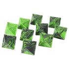 Gamers Guild AZ Die Hard DOTS Braille Acrylic Dice: Cursed Acid D8 (Set of 10) (Pre-Order) ACD Distribution