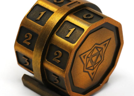 Gamers Guild AZ Die Hard LifeLink Counter - Battleworn Gold Die Hard