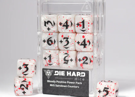 Gamers Guild AZ Die Hard MtG Spindown Counters - Bloody Positive Power Pack (Pre-Order) ACD Distribution