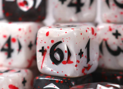 Gamers Guild AZ Die Hard MtG Spindown Counters - Bloody Power / Toughness Dice (Pre-Order) ACD Distribution