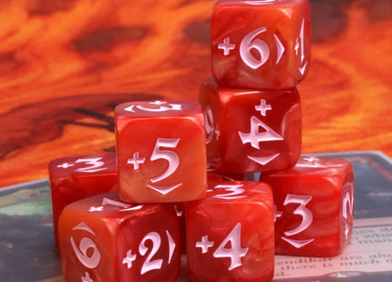 Gamers Guild AZ Die Hard MtG Spindown Counters - Variety Power Pack - Red Die Hard