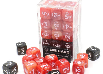 Gamers Guild AZ Die Hard MtG Spindown Counters - Variety Power Pack - Red Die Hard