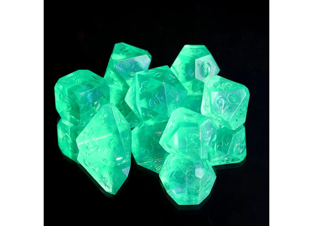 Gamers Guild AZ Die Hard RPG Dice Set - Avalore Tinkling Bell for Superdillin (7 Dice Set) Die Hard