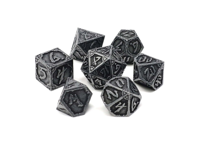 Gamers Guild AZ Die Hard RPG Dice Set - Dark Iron Hexbreaker (7 Dice Set) Die Hard