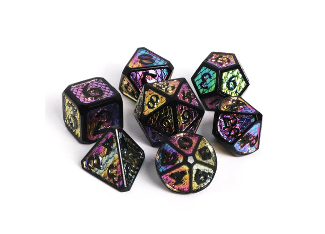 Gamers Guild AZ Die Hard RPG Dice Set - Wildfyre (7 Dice Set) Die Hard