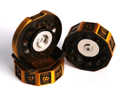 Gamers Guild AZ Die Hard V2 LifeLink Counter - Battleworn Gold Die Hard