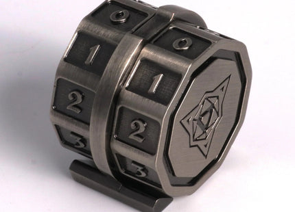 Gamers Guild AZ Die Hard V2 LifeLink Counter - Battleworn Silver Die Hard