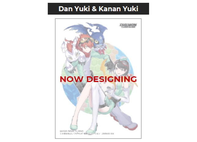 Gamers Guild AZ Digimon Digimon Card Game: Official Sleeves 03 - Dan Yuki & Kanan Yuki (Pre-Order) GTS
