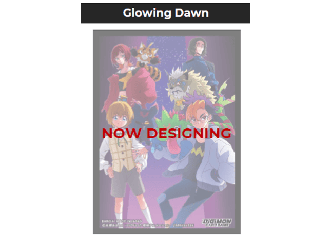 Gamers Guild AZ Digimon Digimon Card Game: Official Sleeves 03 - Glowing Dawn (Pre-Order) GTS