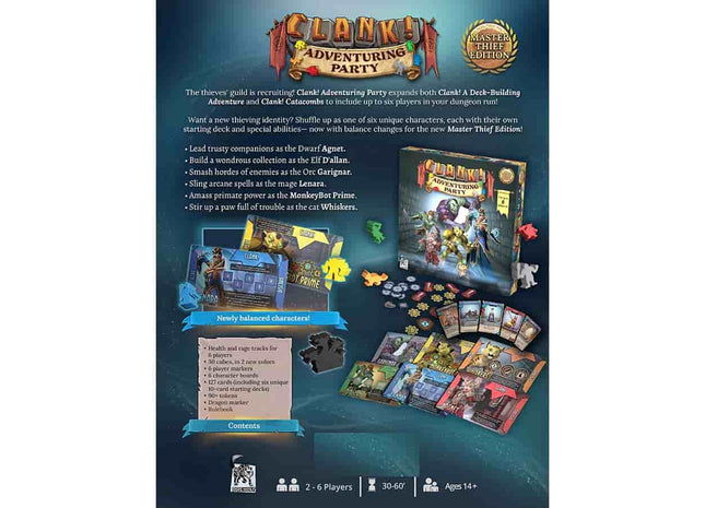 Gamers Guild AZ Dire Wolf Digital Clank! Adventuring Party: Master Thief Edition (Pre-Order) GTS