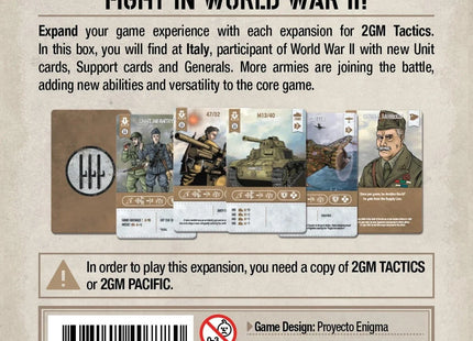 Gamers Guild AZ Draco Ideas 2GM Italy Expansion (Pre-Order) Quartermaster Direct