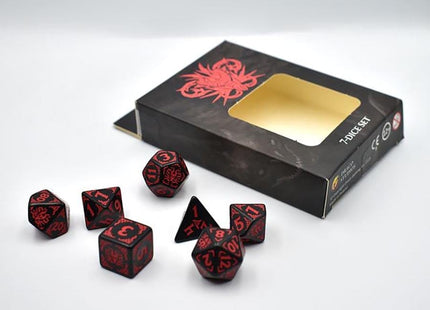Gamers Guild AZ Draco Studios Dragons of the Red Moon: Dice Set (Pre-Order) GTS