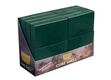 Gamers Guild AZ Dragon Shield Dragon Shield: Boxes - Cube Shell Forest Green (8ct Display) GTS