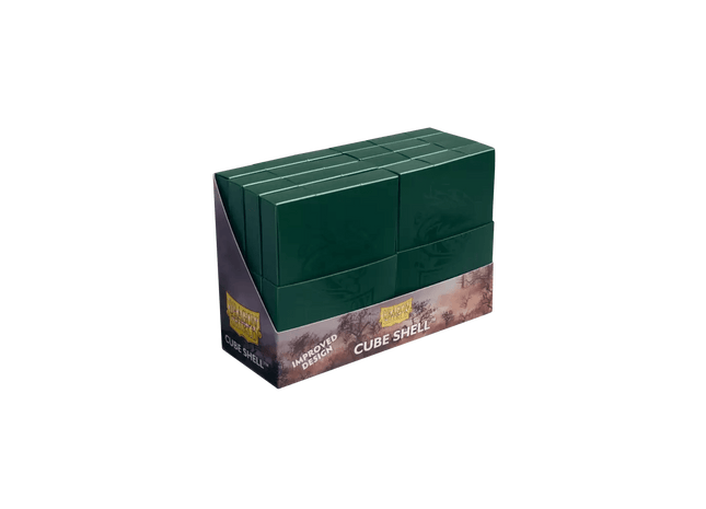 Gamers Guild AZ Dragon Shield Dragon Shield: Boxes - Cube Shell Forest Green (8ct Display) GTS