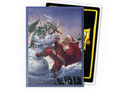 Gamers Guild AZ Dragon Shield Dragon Shield: Brushed Art Sleeves - Christmas Dragon 2025 (Pre-Order) Southern Hobby