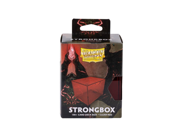 Gamers Guild AZ Dragon Shield Dragon Shield Card Deck Box: Strongbox - Red (Pre-Order) Southern Hobby