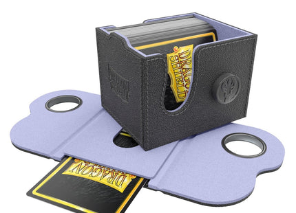 Gamers Guild AZ Dragon Shield Dragon Shield Dragon Lock System: Deck Box 100+ - Black & Lilac (Pre-Order) Southern Hobby