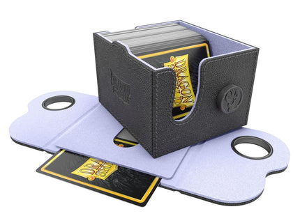 Gamers Guild AZ Dragon Shield Dragon Shield Dragon Lock System: Deck Box 150+ - Black & Lilac (Pre-Order) Southern Hobby