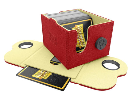 Gamers Guild AZ Dragon Shield Dragon Shield Dragon Lock System: Deck Box 150+ - Red & Lemon (Pre-Order) Southern Hobby
