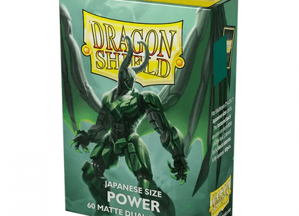 Gamers Guild AZ Dragon Shield Dragon Shield Japanese Sleeves - 60ct Pack Dual Art - Power Green Southern Hobby