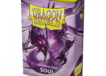 Gamers Guild AZ Dragon Shield Dragon Shield Japanese Sleeves - 60ct Pack Dual Art - Soul Purple Southern Hobby