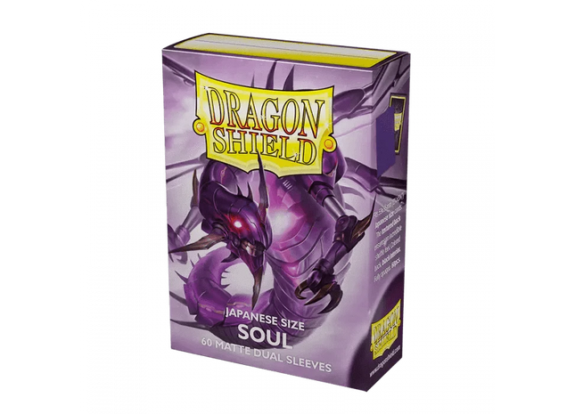 Gamers Guild AZ Dragon Shield Dragon Shield Japanese Sleeves - 60ct Pack Dual Art - Soul Purple Southern Hobby