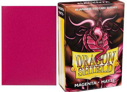 Gamers Guild AZ Dragon Shield Dragon Shield Japanese Sleeves: 60ct Pack Matte - Matte Magenta Southern Hobby