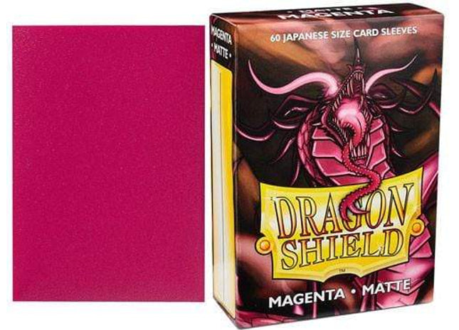 Gamers Guild AZ Dragon Shield Dragon Shield Japanese Sleeves: 60ct Pack Matte - Matte Magenta Southern Hobby