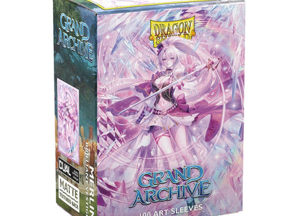 Gamers Guild AZ Dragon Shield Dragon Shield: Matte Dual Art Sleeves - Grand Archive "Merlin, Brilliant Vestige" 100ct (Pre-Order) Southern Hobby