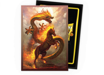 Gamers Guild AZ Dragon Shield Dragon Shield: Matte Dual Art Sleeves - Lunar New Year 2026 "Fire Horse" 100ct (Pre-Order) Southern Hobby