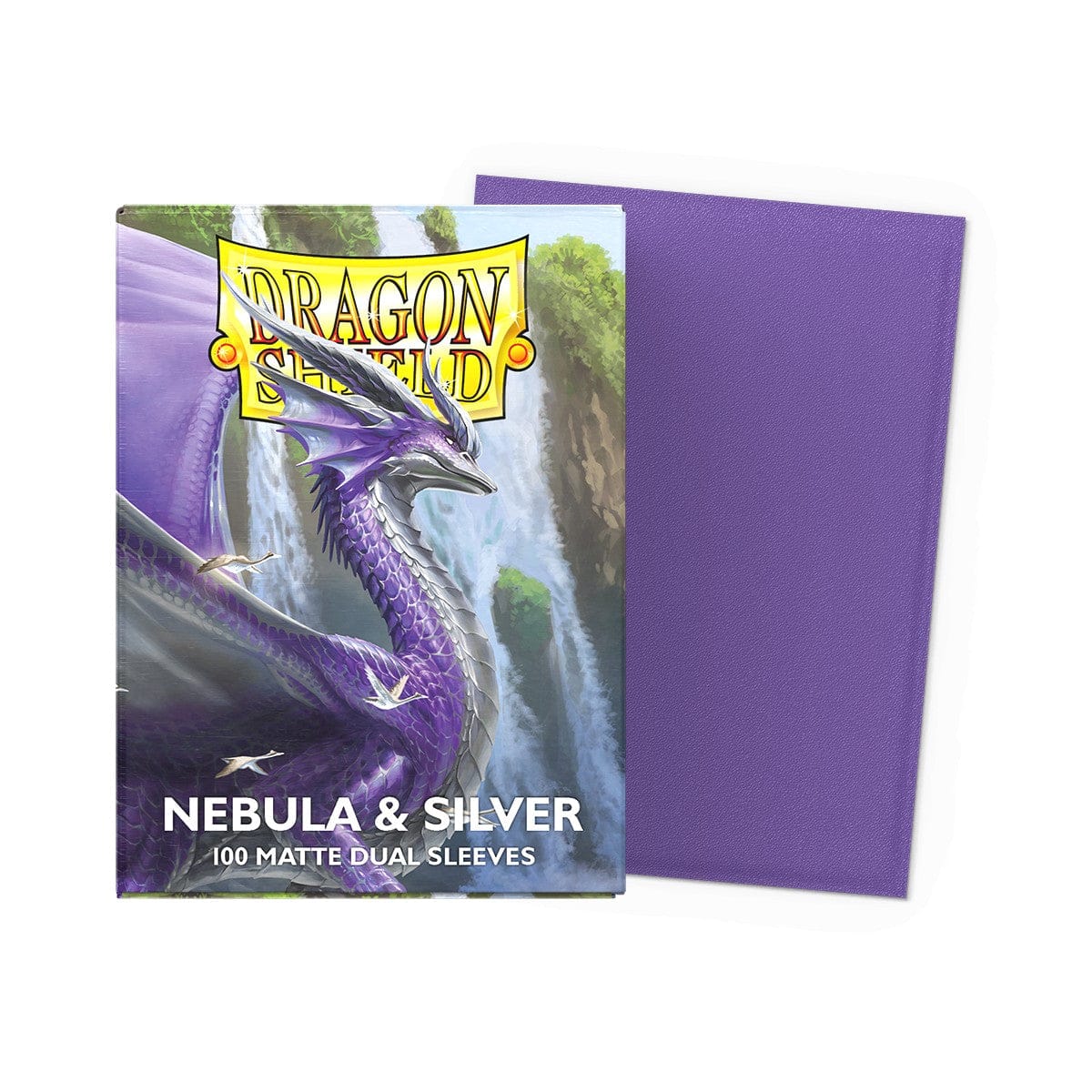 Dragon Shield: Matte Dual Sleeves - Nebula & Silver 100ct – Gamers