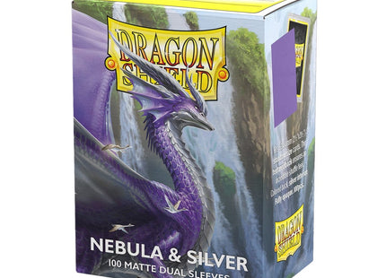Gamers Guild AZ Dragon Shield Dragon Shield: Matte Dual Sleeves - Nebula & Silver 100ct (Pre-Order) Southern Hobby