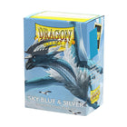 Gamers Guild AZ Dragon Shield Dragon Shield: Matte Dual Sleeves - Sky Blue & Silver 100ct (Pre-Order) Southern Hobby