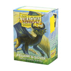 Gamers Guild AZ Dragon Shield Dragon Shield: Matte Dual Sleeves - Yellow & Silver 100ct (Pre-Order) Southern Hobby
